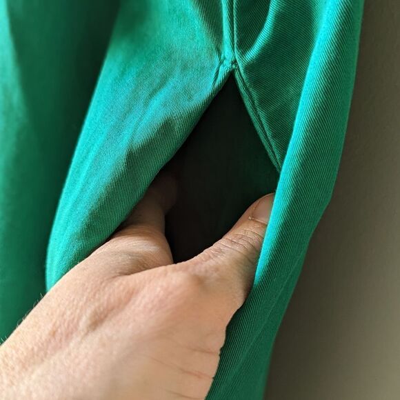 Everlane Paperbag Ruffle Tank Convertible Dress, Size S Emerald Green - Picture 6 of 13